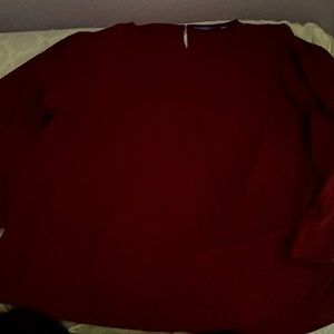 Apt 9 Red peasant blouse